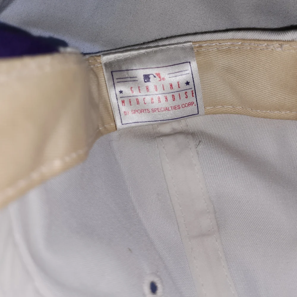 Vtg Colorado Rockies All-Star Game White and Purple Cap One Size Fits All Used
